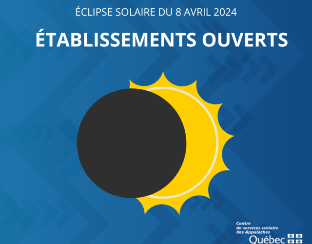 L'éclipse du 8 avril | une occasion d'apprentissage extraordinaire!